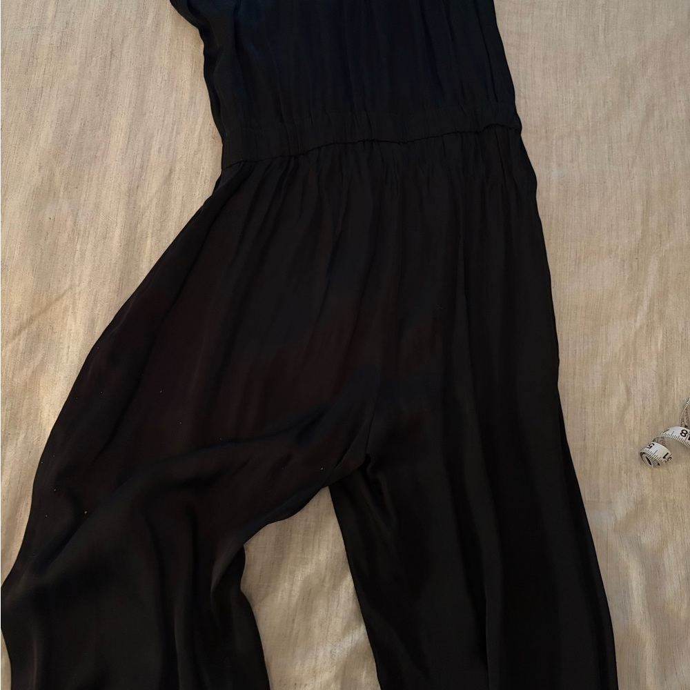 Black Strapless Jumpsuit